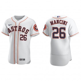 Men's Houston Astros Trey Mancini White Authentic Home Jersey