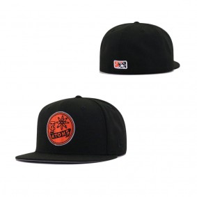 Tri City Atoms Black 59FIFTY Fitted Hat