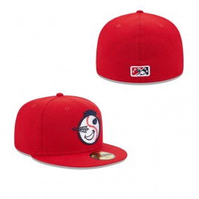 Men's Tulsa Drillers Red Authentic Collection Alternate Logo 59FIFTY Fitted Hat