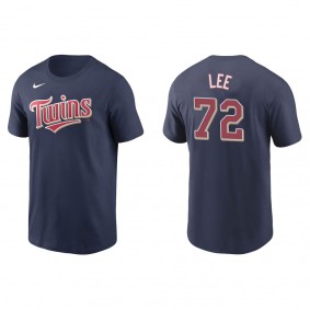 Men's Minnesota Twins Brooks Lee Navy Name & Number T-Shirt
