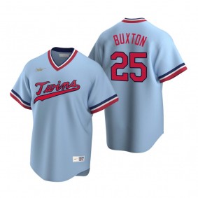 Minnesota Twins Byron Buxton Nike Light Blue Cooperstown Collection Road Jersey