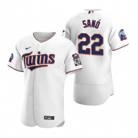 Men's Minnesota Twins Miguel Sano Nike White Authentic 2020 Home Jersey