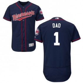 Male Minnesota Twins Navy Father's Day Gift Jersey