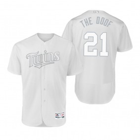 Minnesota Twins Tyler Duffey The Doof White 2019 Players' Weekend Authentic Jersey