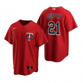 Minnesota Twins Tyler Duffey Nike Red Replica Alternate Jersey