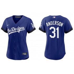 Women's Los Angeles Dodgers Tyler Anderson Royal City Connect Replica Jersey