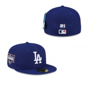 Undefeated X Los Angeles Dodgers Blue 59FIFTY Fitted Hat