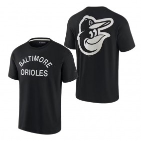 Unisex Baltimore Orioles Fanatics Signature Black Super Soft Short Sleeve T-Shirt