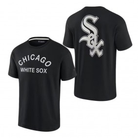 Unisex Chicago White Sox Fanatics Signature Black Super Soft Short Sleeve T-Shirt
