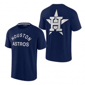 Unisex Houston Astros Fanatics Signature Navy Super Soft Short Sleeve T-Shirt