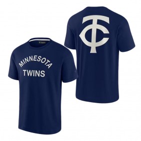 Unisex Minnesota Twins Fanatics Signature Navy Super Soft Short Sleeve T-Shirt