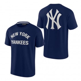 Unisex New York Yankees Fanatics Signature Navy Super Soft Short Sleeve T-Shirt