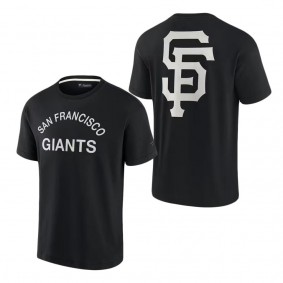 Unisex San Francisco Giants Fanatics Signature Black Super Soft Short Sleeve T-Shirt