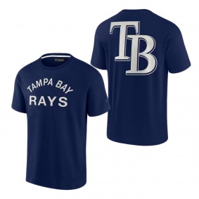 Unisex Tampa Bay Rays Fanatics Signature Navy Super Soft Short Sleeve T-Shirt