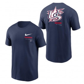 Men's USA Baseball Navy 2023 World Baseball Classic Over Shoulder T-Shirt