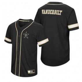 Vanderbilt Commodores Black Play Ball Baseball Jersey
