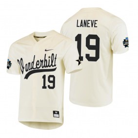 Vanderbilt Commodores Troy LaNeve Cream College World Series Baseball Jersey