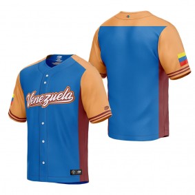 Men's Venezuela Baseball Royal 2023 World Baseball Classic Replica Jersey