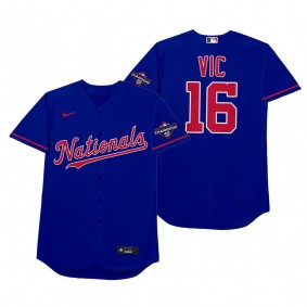 Victor Robles Vic Royal 2021 Players' Weekend Nickname Jersey