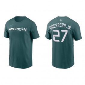 Vladimir Guerrero Jr. American League Teal 2023 MLB All-Star Game Name & Number T-Shirt
