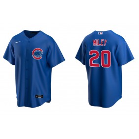 Men's Chicago Cubs Wade Miley Royal Replica Alternate Jersey