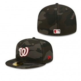 Men's Washington Nationals Camo Dark 59FIFTY Fitted Hat