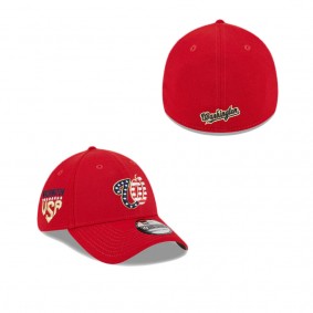 Washington Nationals Independence Day 2023 39THIRTY Stretch Fit Hat