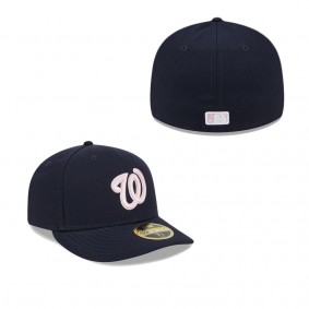 Men's Washington Nationals Navy 2024 Mother's Day Low Profile 59FIFTY Fitted Hat