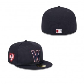 Men's Washington Nationals Navy 2024 Spring Training 59FIFTY Fitted Hat