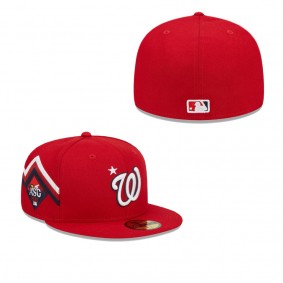 Men's Washington Nationals Red 2023 MLB All-Star Game Workout 59FIFTY Fitted Hat
