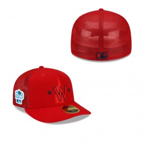 Men's Washington Nationals Red 2023 Spring Training Low Profile 59FIFTY Fitted Hat
