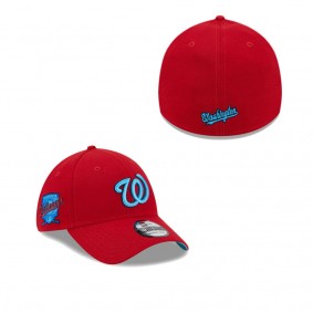 Men's Washington Nationals Red 2023 MLB Father's Day 39THIRTY Flex Hat