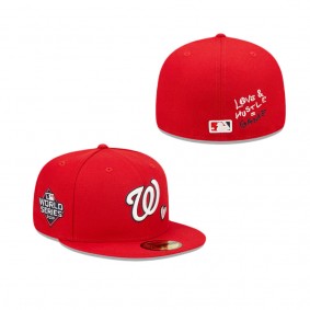 Washington Nationals Team Heart 59FIFTY Fitted Hat