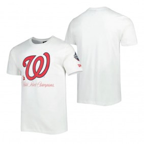 Men's Washington Nationals White Historical Championship T-Shirt