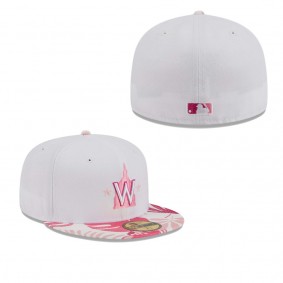 Men's Washington Nationals White Pink Flamingo 59FIFTY Fitted Hat