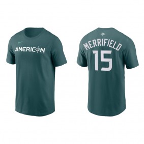 Whit Merrifield American League Teal 2023 MLB All-Star Game Name & Number T-Shirt