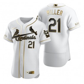 St. Louis Cardinals Andrew Miller Nike White Authentic Golden Edition Jersey
