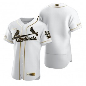 St. Louis Cardinals Nike White Authentic Golden Edition Jersey