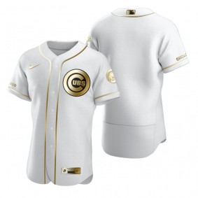 Chicago Cubs Nike White Authentic Golden Edition Jersey