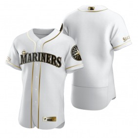Seattle Mariners Nike White Authentic Golden Edition Jersey