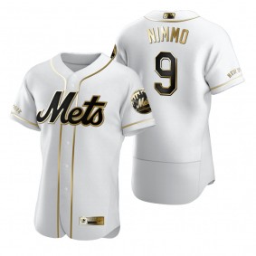 New York Mets Brandon Nimmo Nike White Authentic Golden Edition Jersey