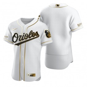Baltimore Orioles Nike White Authentic Golden Edition Jersey