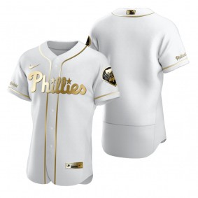 Philadelphia Phillies Nike White Authentic Golden Edition Jersey