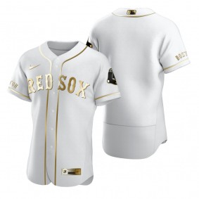 Boston Red Sox Nike White Authentic Golden Edition Jersey