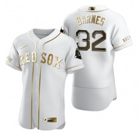 Boston Red Sox Matt Barnes Nike White Authentic Golden Edition Jersey