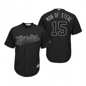 Chicago White Sox Adam Engel Man Of Steal Black 2019 Players' Weekend Replica Jersey