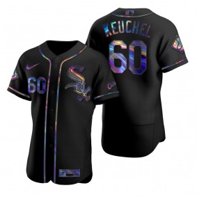 Chicago White Sox Dallas Keuchel Nike Black Authentic Holographic Golden Edition Jersey