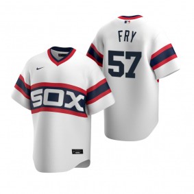 Men's Chicago White Sox Jace Fry Nike White Cooperstown Collection Home Jersey