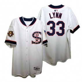 Chicago White Sox Lance Lynn 1917 Throwback White Independence Day Jersey