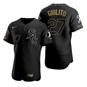 Chicago White Sox Lucas Giolito All Black 2021 Salute to Service Jersey